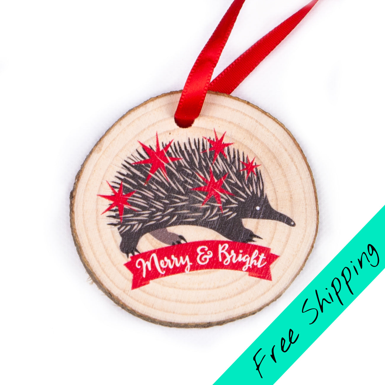 Echidna Christmas Ornament