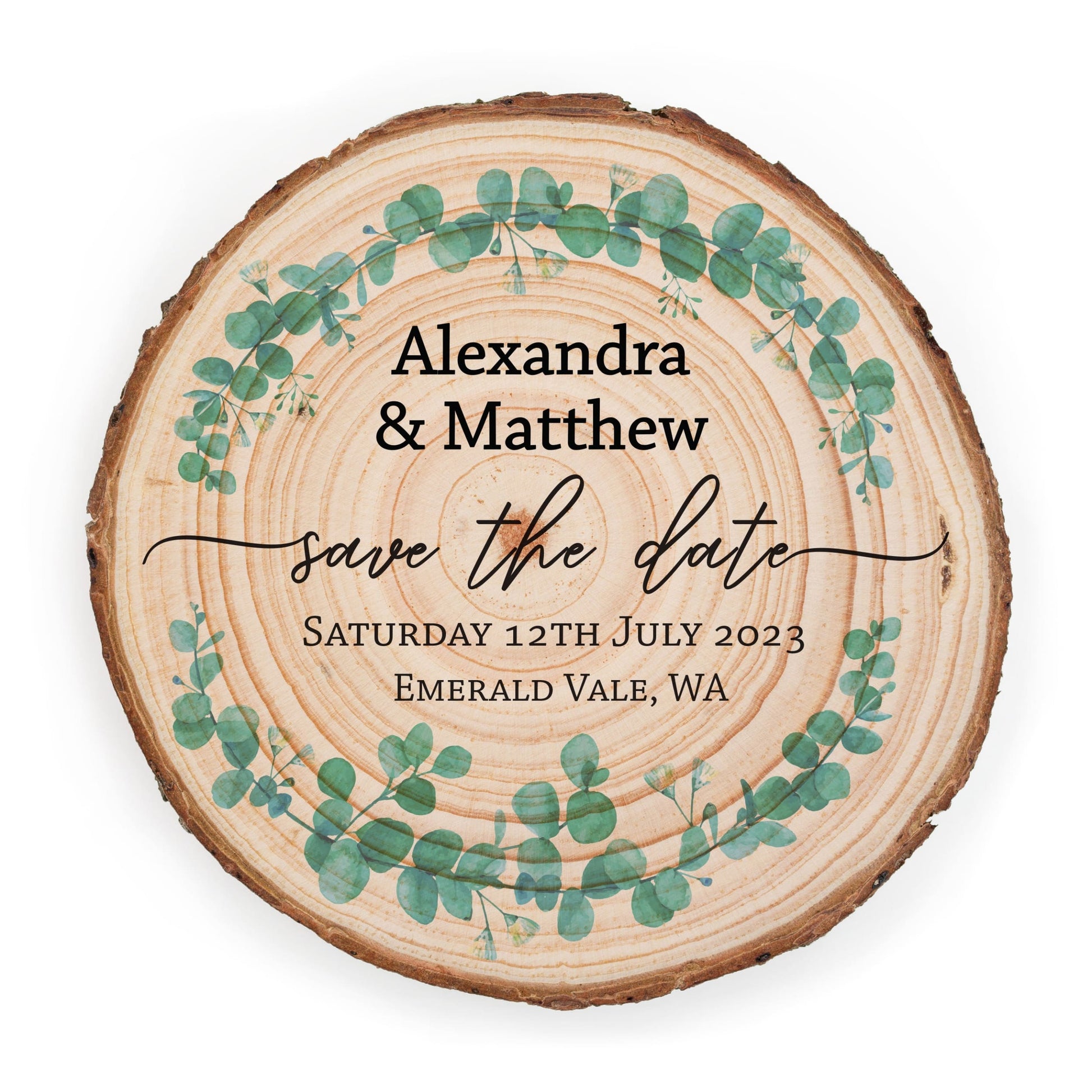 Save The Date - Eucalyptus - Large - Save the dates