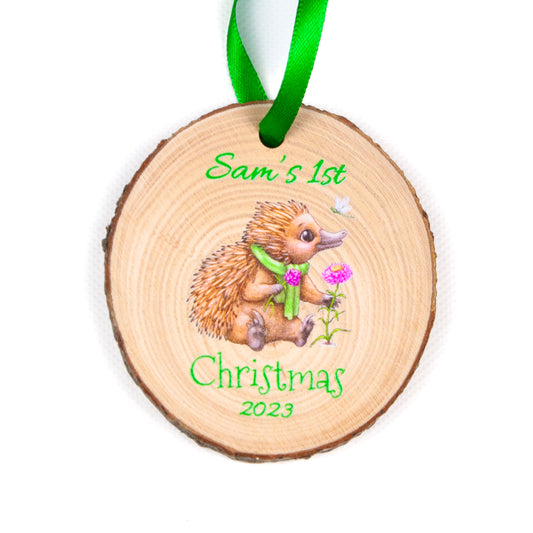 Personalised - First Christmas - Echidna