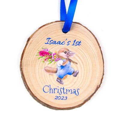 Personalised - First Christmas - Platypus
