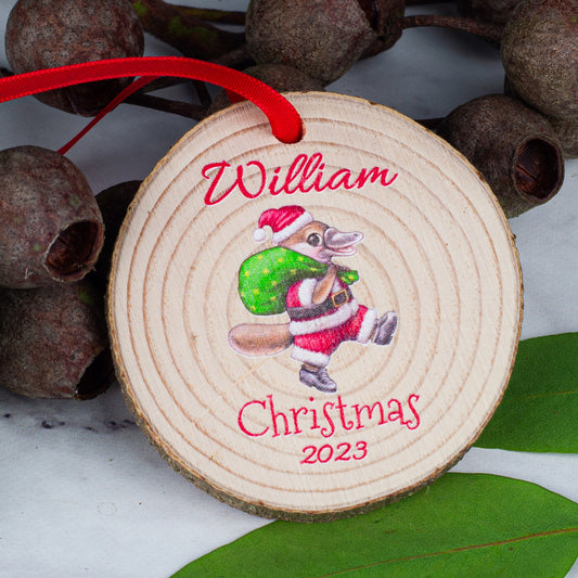 Personalised - Christmas - Platypus