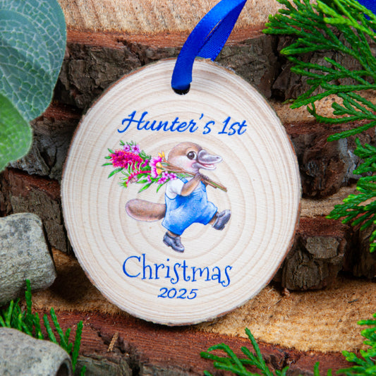 Personalised - First Christmas - Platypus