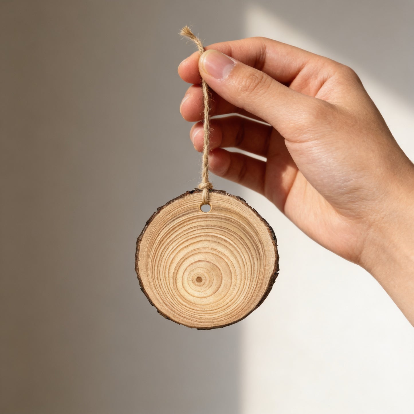 Blank Wood Slice Hang Tags (Pack of 10)