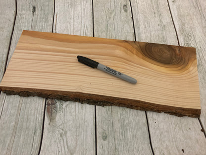 Cedar Live Edge Pieces - with bark