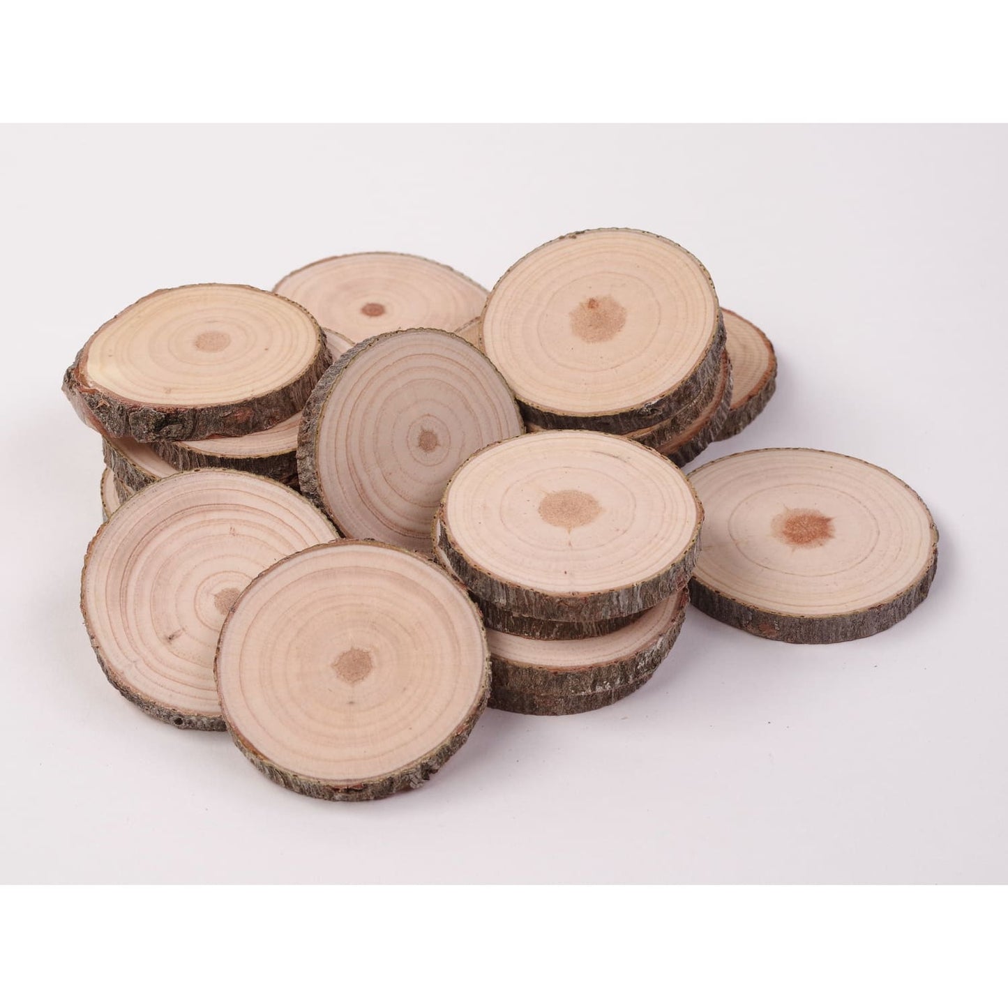4 - 6 Cm Wood Slices (20 Pack) - Small Wood Slices