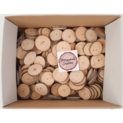 4 - 6 Cm Wood Slices (20 Pack) - Small Wood Slices