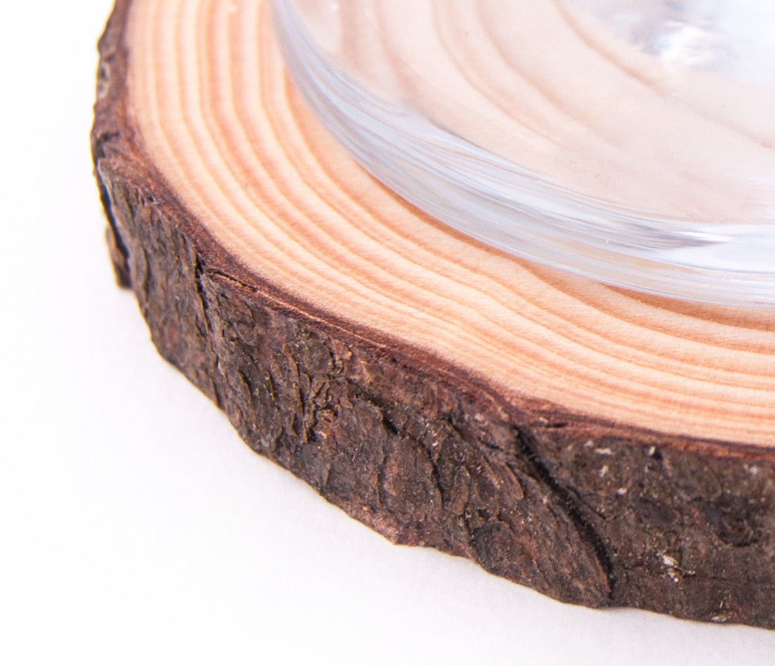 Wood Slice Coasters | 4, 6, 8 packs