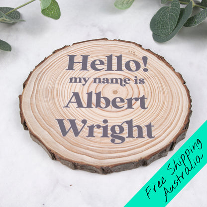 Baby announcement