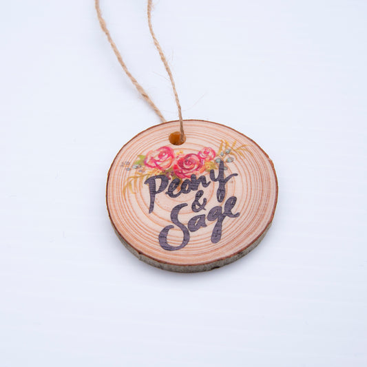Wood Slice Product Tags (20 pack)