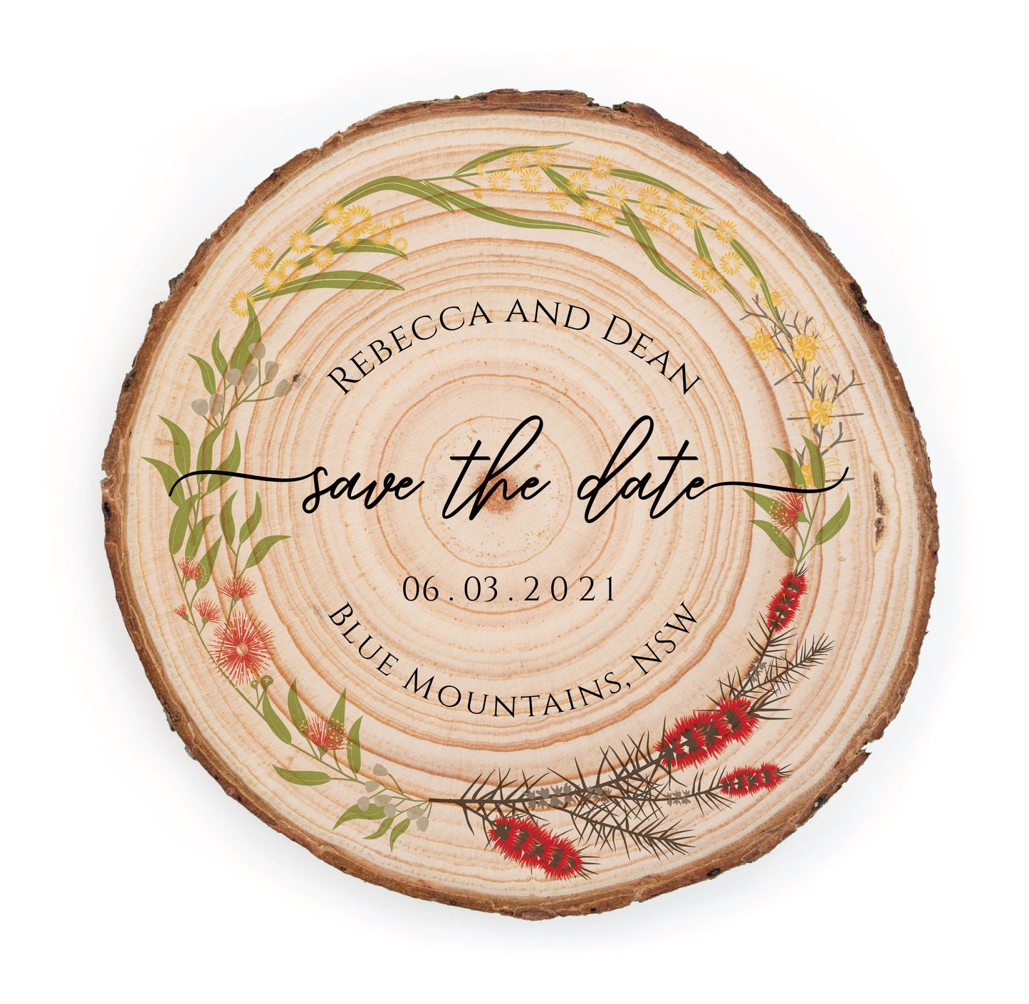 Save The Date - Australian Floral