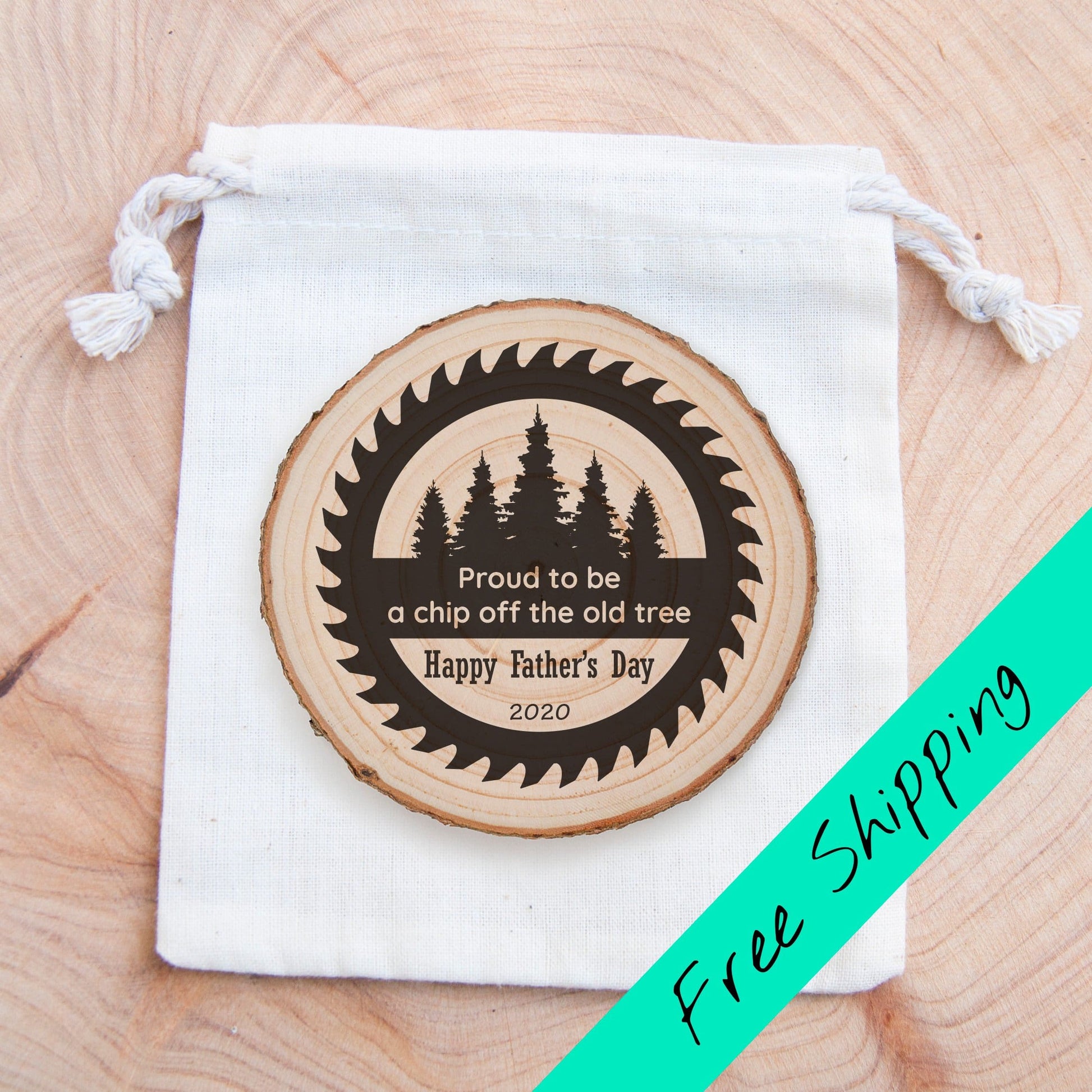 Chip off the old tree - magnet - Father’s Day Magnet