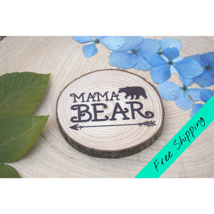 Mama Bear Magnet - Black - Mother’s Day Magnet