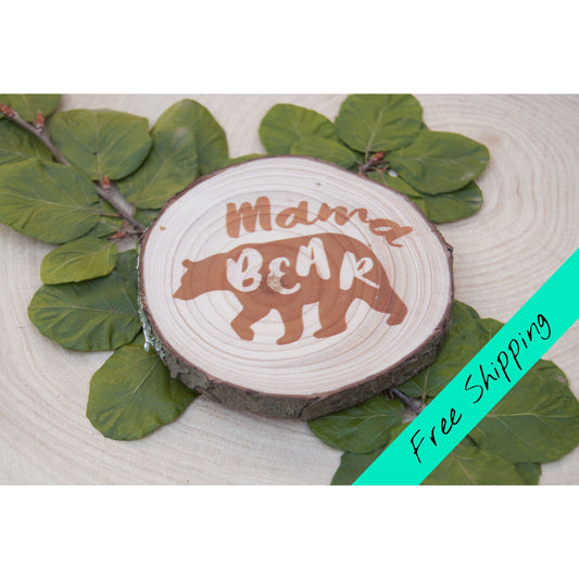 Mama Bear Magnet - Brown - Mother’s Day Magnet