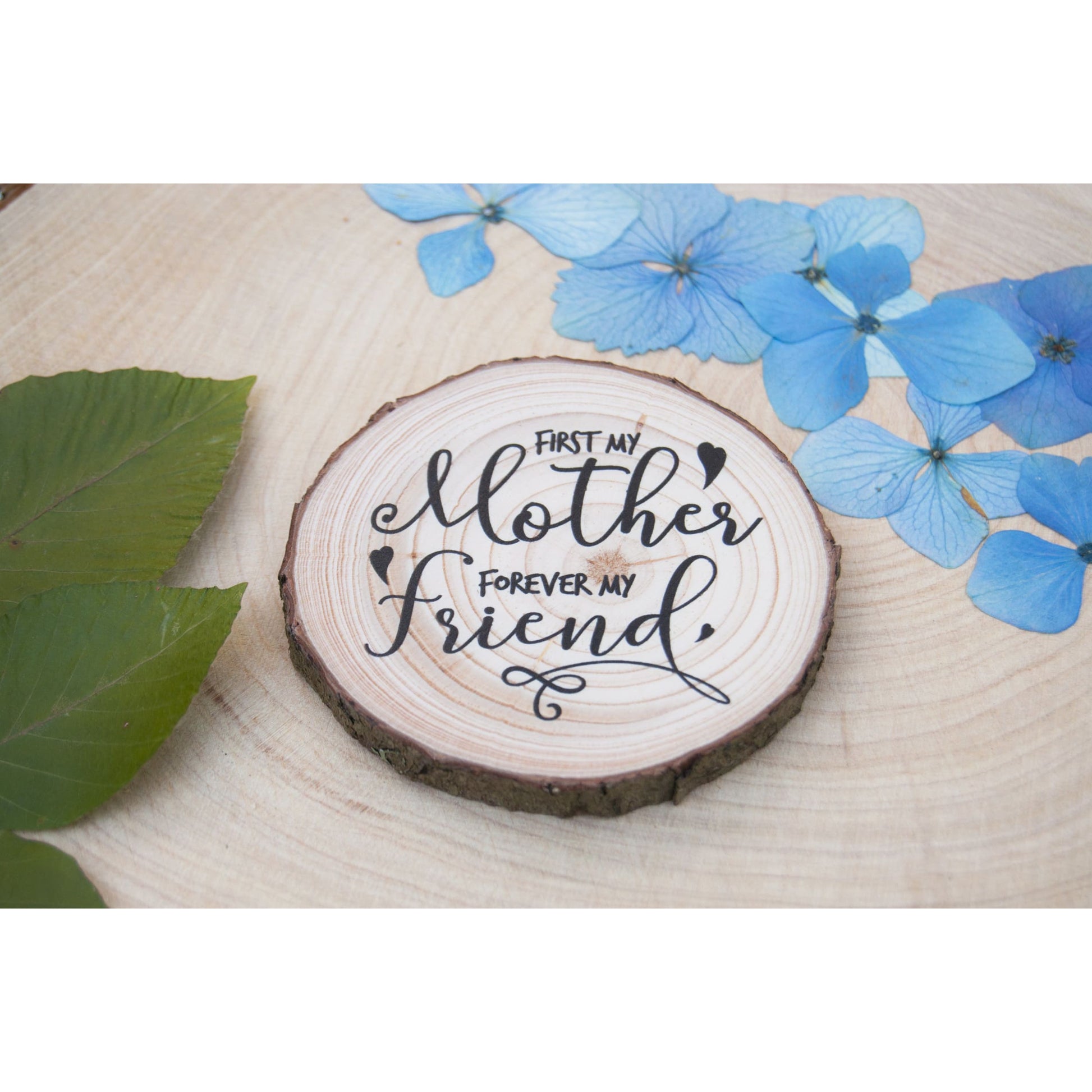 Mothers Day Wood Slice Magnet - Mothers Day Magnet
