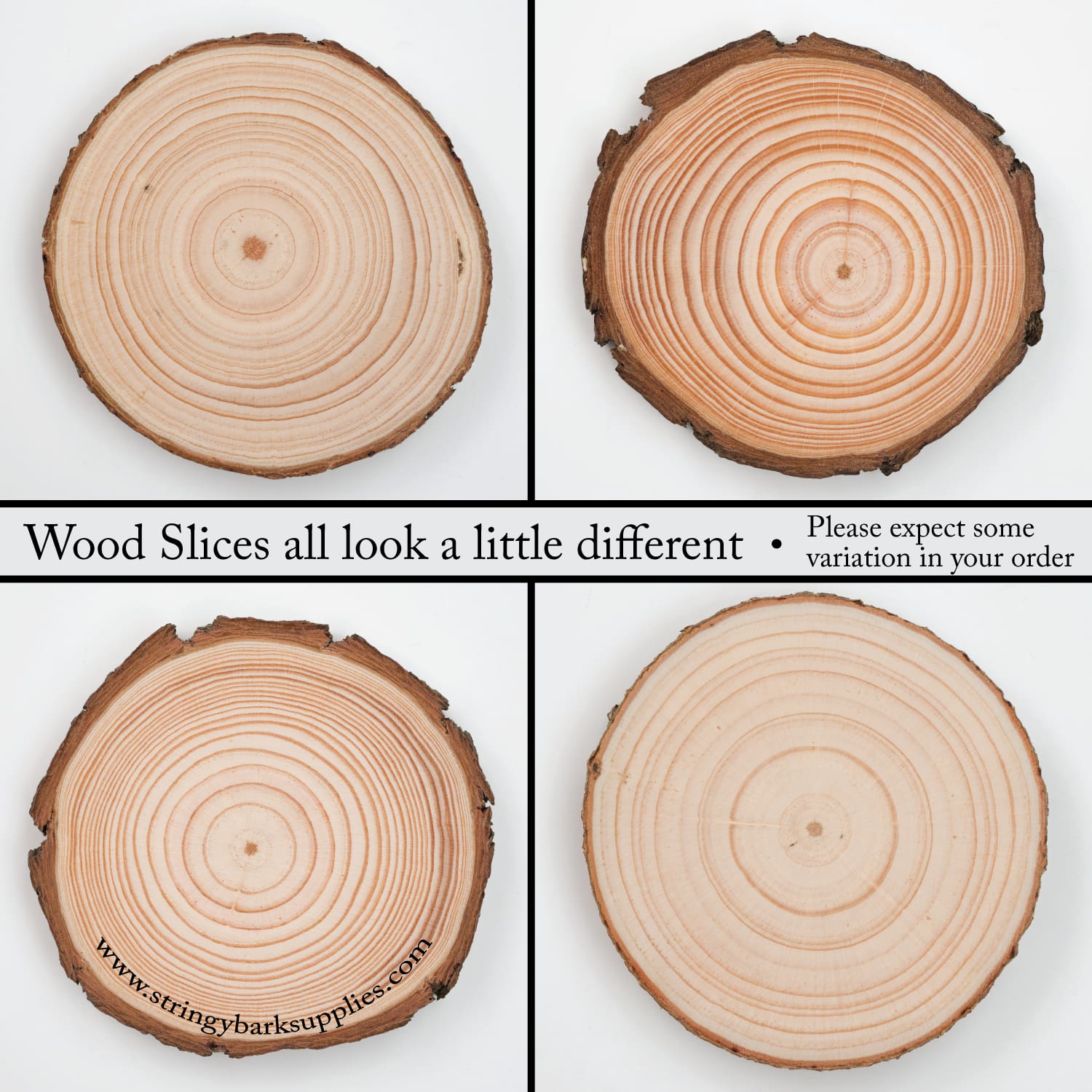 Wood Slice Save The Date Magnets - Save The Dates